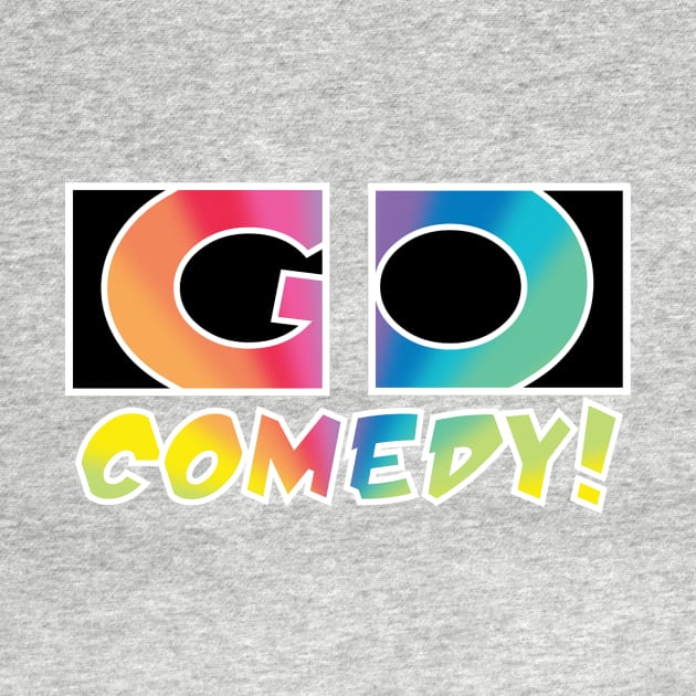 Go Comedy rainbow logo by gocomedyimprov